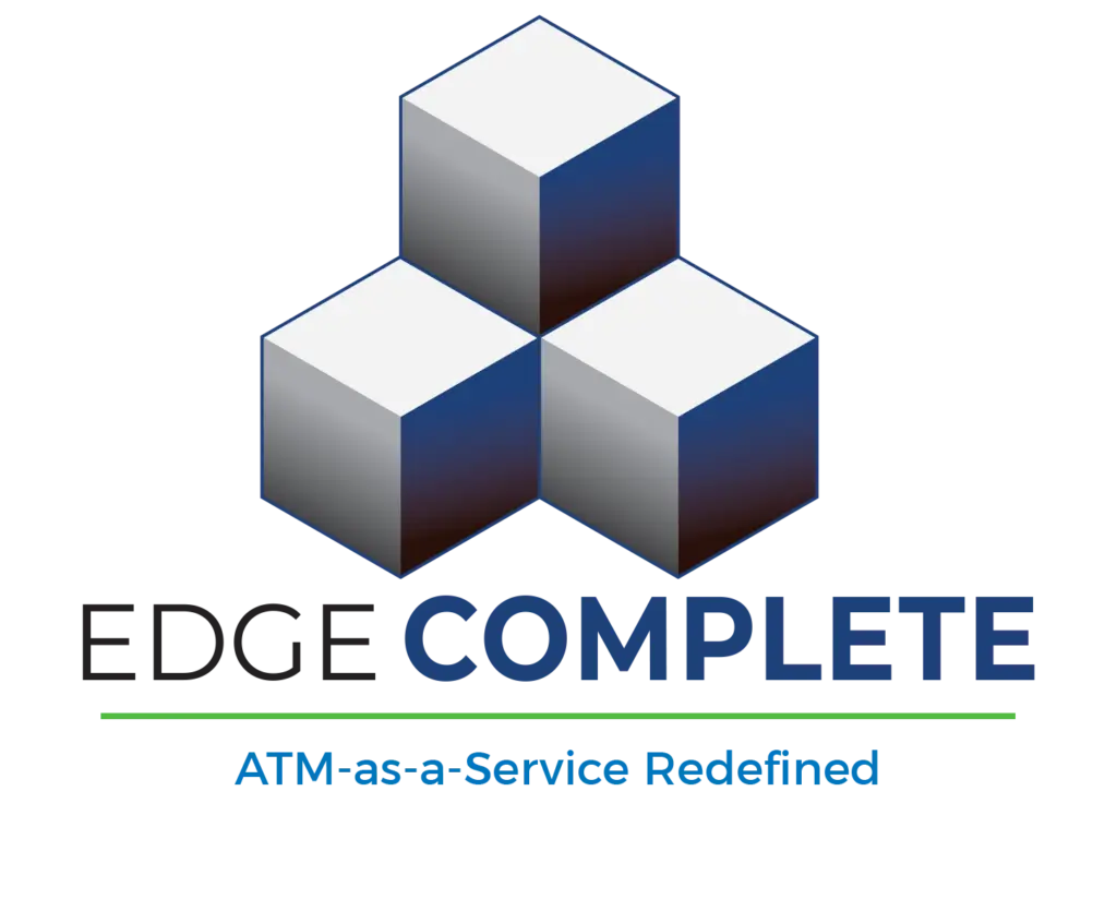 The logo for Edge Complete, a comprehensive ATM management program, the best solution for ATM service and management