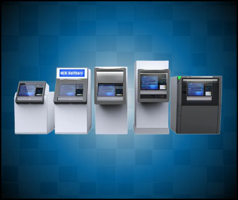 The photo shows the latest NCR ATMs, as sold by Edge One